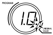 KORG AX5B - Checking the values saved in a program (Original Value) - 1