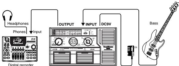 KORG AX5B - Basic connections - 2