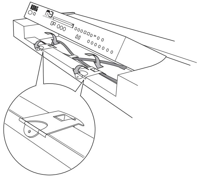 KORG KEYBOARD ASSEMBLY 61KEY - Lowering the module - 2