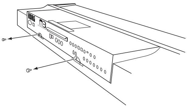 KORG KEYBOARD ASSEMBLY 61KEY - Raising the module - 2