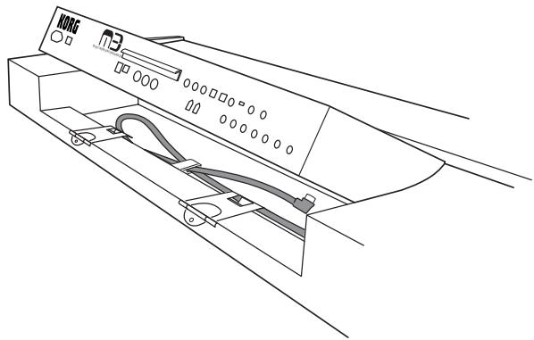 KORG KEYBOARD ASSEMBLY 61KEY - Removing the module - 3