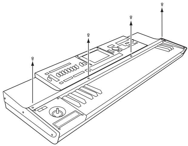 KORG KEYBOARD ASSEMBLY 61KEY - Retirer le module - 5