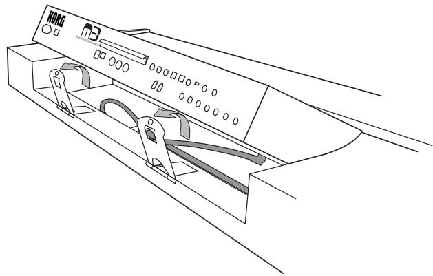 KORG KEYBOARD ASSEMBLY 61KEY - Raising the module - 6