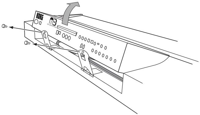 KORG KEYBOARD ASSEMBLY 61KEY - Absenken des Moduls - 1