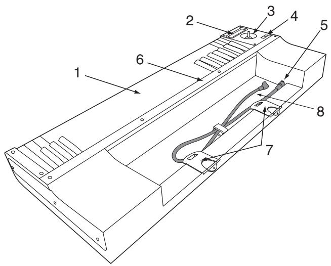 KORG KEYBOARD ASSEMBLY 61KEY - Komponenten und Funktionen - 1