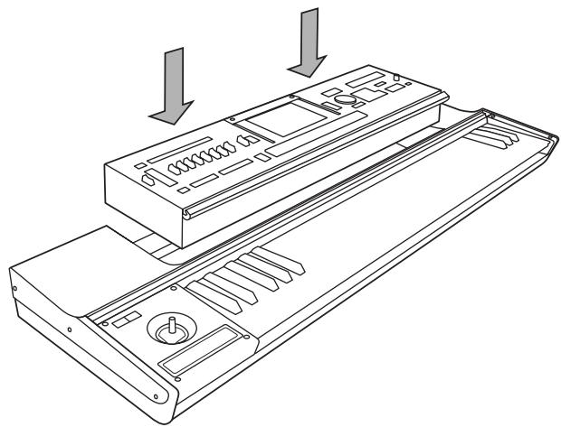 KORG KEYBOARD ASSEMBLY 61KEY - Attaching the module - 3