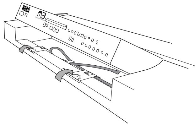 KORG KEYBOARD ASSEMBLY 61KEY - Raising the module - 5