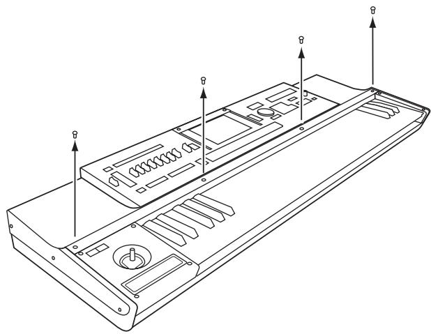 KORG KEYBOARD ASSEMBLY 61KEY - Removing the module - 5