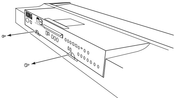 KORG KEYBOARD ASSEMBLY 61KEY - Removing the module - 2