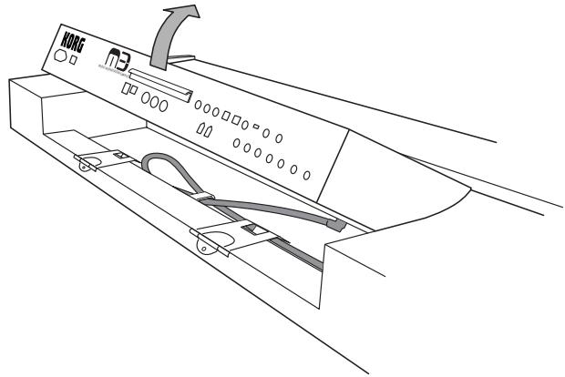 KORG KEYBOARD ASSEMBLY 61KEY - Anheben des Moduls - 4