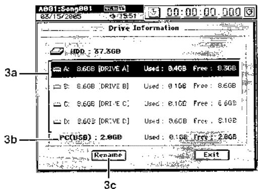 KORG D3200 - Drive info - 1