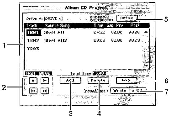 KORG D3200 - 11A. album CD - 1