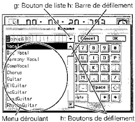 KORG D3200 - Bouton de confirmation - 1