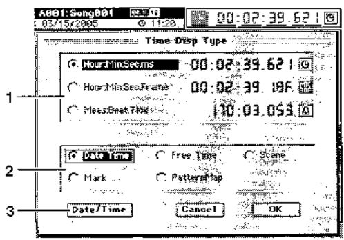 KORG D3200 - Affichage du compteur - 1