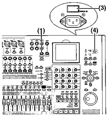 KORG D3200 - Mise sous tension - 1