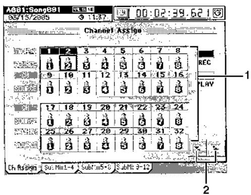 KORG D3200 - 2A. CH input/submixer - 1