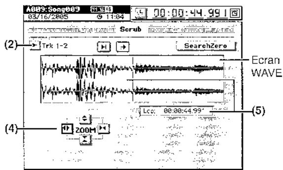 KORG D3200 - 2-3. Recherche d'une position précise (SCRUB) - 1