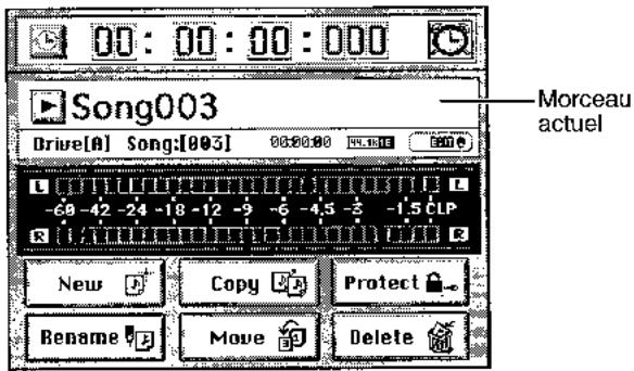 KORG D3200 - 3-1. Procédure d'édition de morceau - 1
