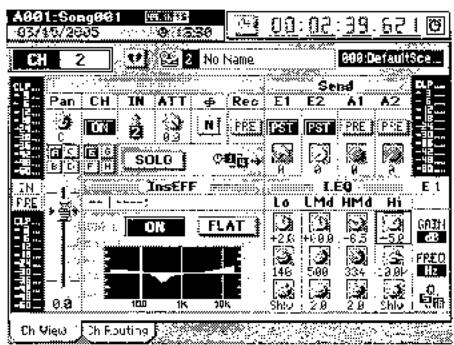 KORG D3200 - 3B. Cellule de numéro de programme - 1