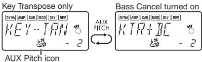 KORG PANDORA PX4D - AUX Pitch mode - 1