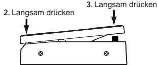 KORG AX10G - Kalibrieren (Einstellen) des Expression-Pedals - 1