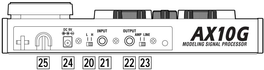 KORG AX10G - Rückseite - 1