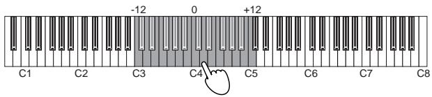 KORG K25 - Transposition - 1