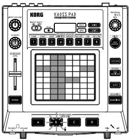 KORG KP3 - Adjusting the level of an individual sample bank - 1