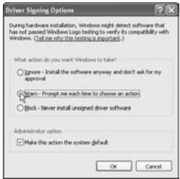 KORG KP3 - Unblocking installation of unsigned drivers - 2