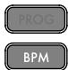 KORG KP3 - Affichage du BPM - 2