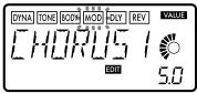 KORG PX4A - 4) MOD (Modulation- und Filtereffekt-Modeling) - 1
