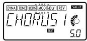 KORG PX4A - Edition de chacun des effets - 6