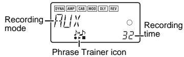 KORG PX4D - Select the recording mode - 1