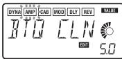 KORG PX4D - 2)AMP (modèle de l'ampli) - 1