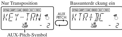 KORG PX4D - AUX Pitch-Modus - 1