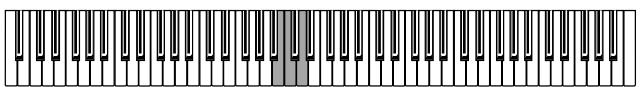 KORG SP300 - Regolazione del tocco - 2