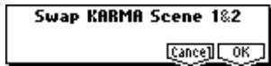 KORG KARMA - Swap Scene 1&2 (Swap KARMA Scene 1&2) - 1