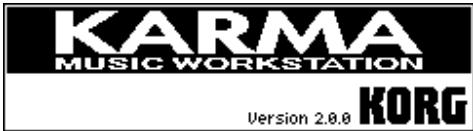 KORG KARMA - Installing the system - 2