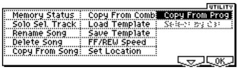 KORG KARMA - Copy From Prog (Copy from Program) - 1