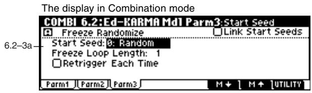 KORG KARMA - 6.2-3: Parm3 (Parameter3) - 2