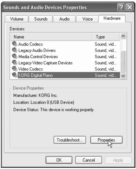 KORG NC500 - ■ Uninstalling the Korg USB MIDI Driver for Windows XP - 1