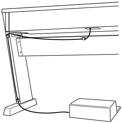 KORG NC500 - Mount the piano on the assembled stand, and fasten it into place - 7