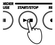 KORG NC500 - Using START/STOP to Stop and Restart Song Play(NC-500 only) - 1