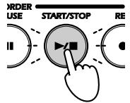 KORG NC500 - Press START/STOP to start playback. - 1