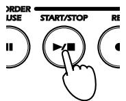 KORG NC500 - If you press START/STOP while a demo is playing: playback stops. - 1