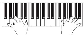 KORG PA500 - Jouez sur le clavier. - 1