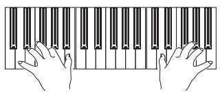 KORG PA500 - Jouer deux ou trois sons à la fois - 3
