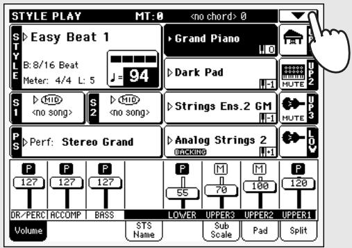KORG PA500 - Activer la fonction easy mode - 1