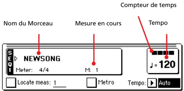 KORG PA500 - Icône du menu de la page - 2