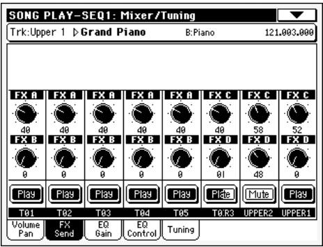 KORG PA500 - Icône de play/mute - 5